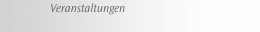 Veranstaltungen